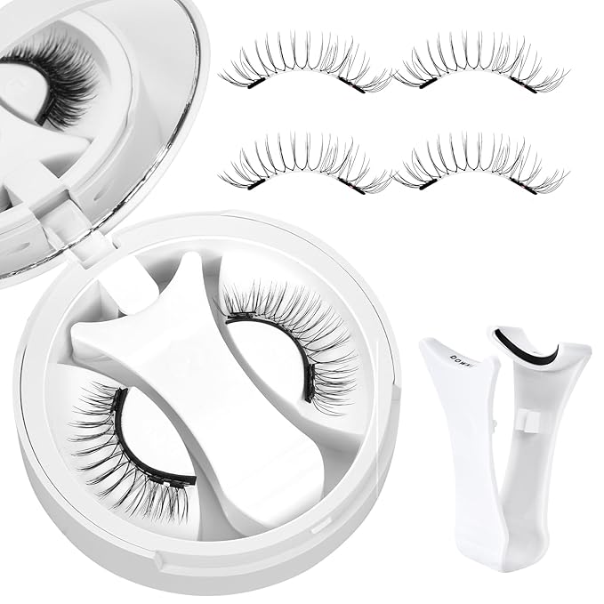 Higu clace Magnetic Eyelashes with Applicator Soft Magnetic Lashes Natural Look Wispy Magnet Lashes Easy to Wear and Remove （NZH-G04）