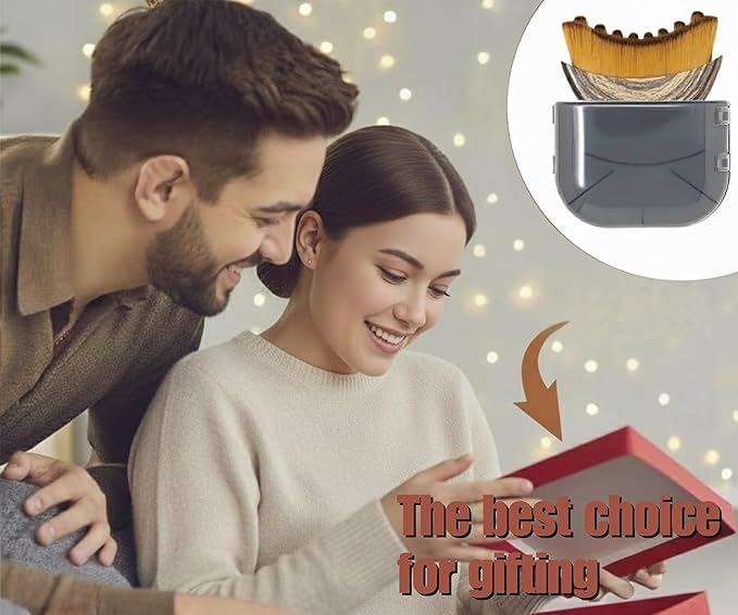 2PCS Lymphatic Contour Face Brush, Ergonomically Designed to Fit The Skin Precisely and Relieve Fatigue, Facial Massage Brush for Drainage & Sculpting- Anti-Puffiness, Detox & Lift, Dry Brushing Face