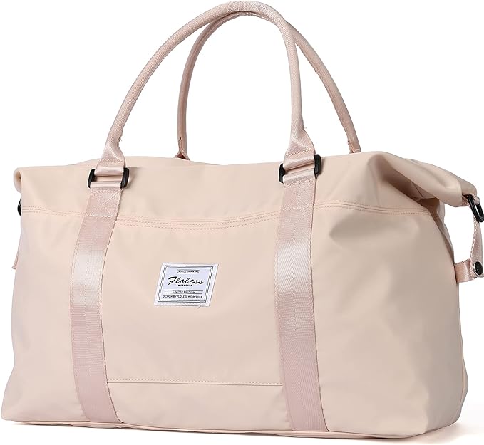 HYC00 Travel Duffel Bag,Carry-on Overnight Weekender Bags for Women,Sports Tote Gym Bag with Wet Pocket