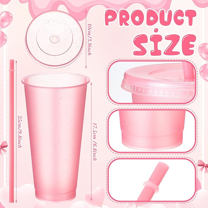 Hoteam 24 Pcs Spa Party Supplies for Women Sleepover Slumber Party Favors Include 6 Pink Spa Headband 6 Velvet Scrunchies 6 Eye Mask 6 Pink Plastic Cups Tumbler Valentine Galentine Gift for Beauty