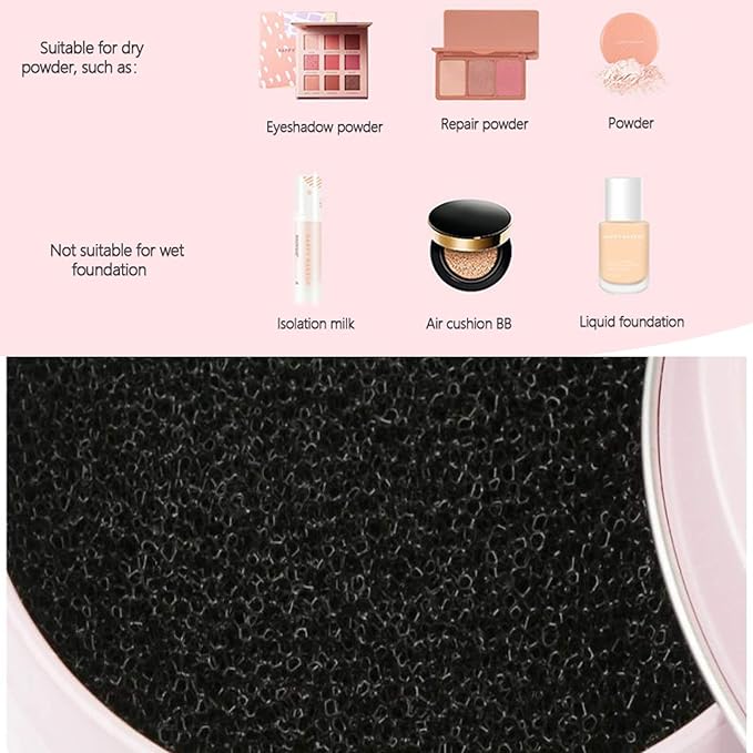 RONRONS 10 Pieces Makeup Brush Cleaner Sponge Travel Quick Color Removal Dry Make up Brushes Cleaning Replacement Sponges for Eye Shadow Blush Brush