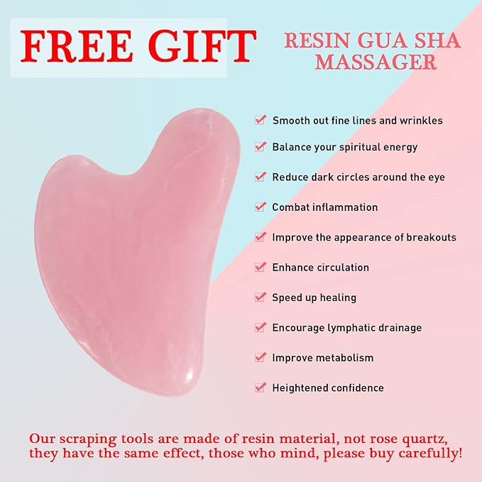 Ice Roller for Face and Eye, Gua Sha Facial Massage, Beauty Set with Silicone Ice Mold (Blue)