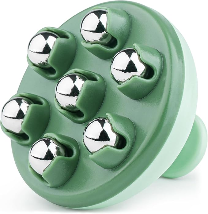 COZLOW Lymphatic Massager - Handheld Drainage Roller Massage Tool to Help Support Lymph System Care by Promoting Circulation, which May Decrease Appearance of Cellulite