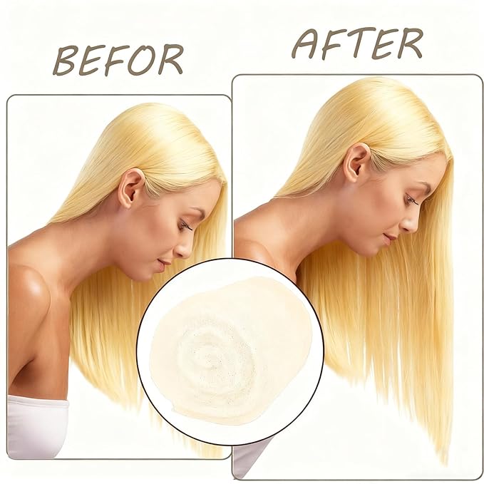 Hair Sponge for Updo Brown with 200pcs pin Hair Filler Padding for Updo Beige