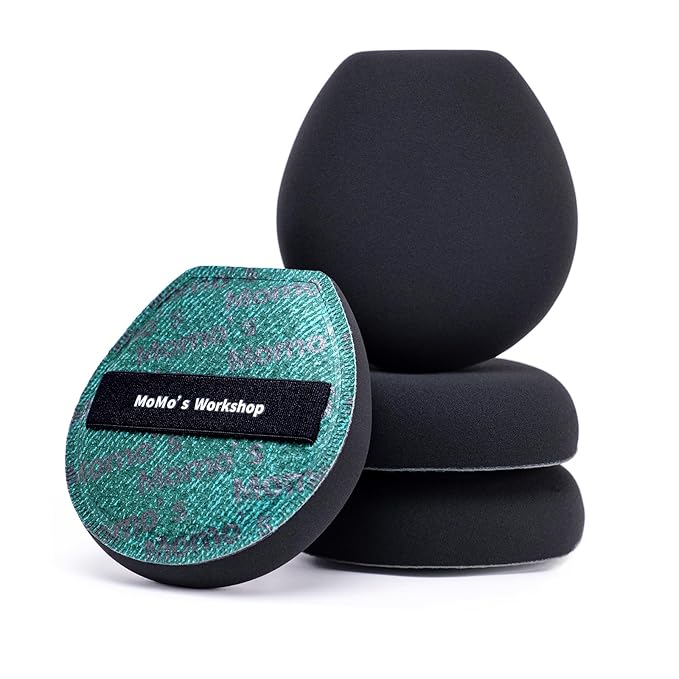 Momo's Workshop Makeup Sponge, Large Makeup Blending Puff for Liquid & Cream Foundation, Concealer Foundation Puff Quick Apply Cosmetics 1pcs Green