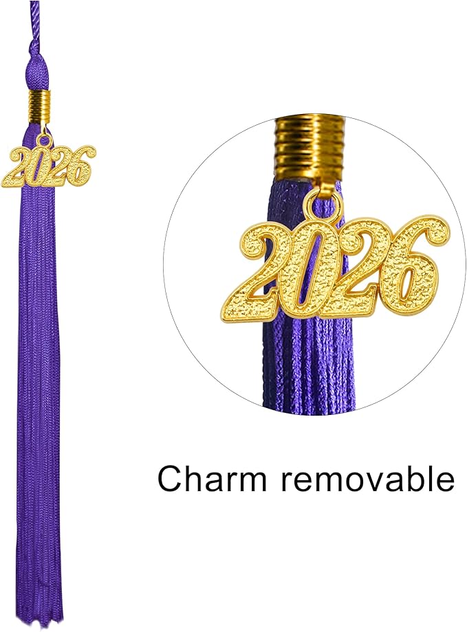 GraduationMall Matte Kindergarten & Preschool Graduation Cap for Kids with 2026 Tassel Black