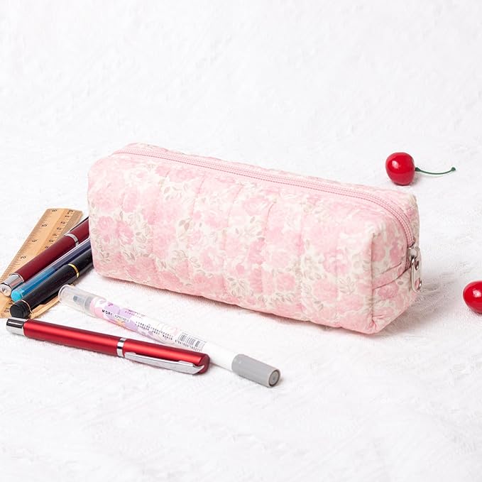Pencil Case Pen Case Office College School Storage Bag Pouch Holder Box Organizer Makeup Pouch Cosmetic Bag Aesthetic Cute Pencil Case for Girls Boys Kids (X)
