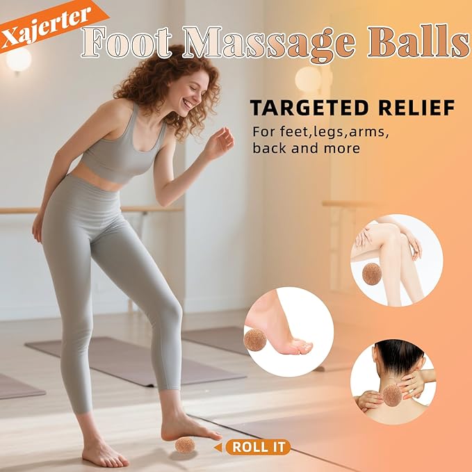 Cork Balance Board 4-in-1 Foot Strengthener, Premium Natural Cork, Plantar Fasciitis Foot Pain Relief, Foot Balance Trainer