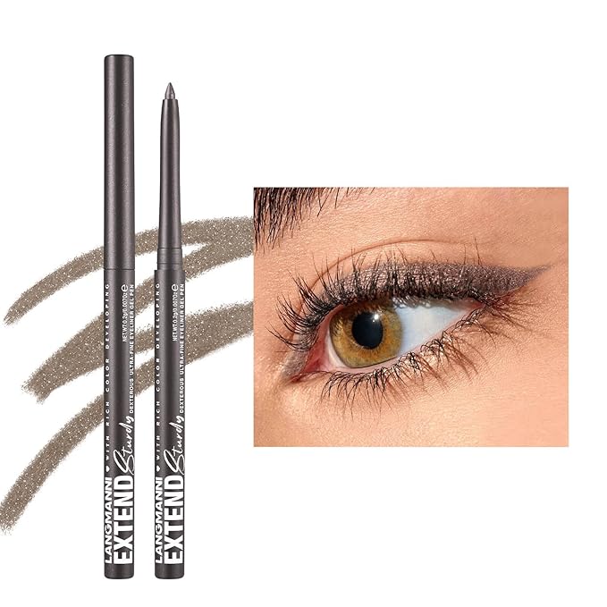 Beginner-Approved Cream Eyeliner Set, Quick-Drying Smooth-Glide, 12 Versatile Shades Available, Waterproof Smudge-Proof, Safe for Sensitive Eyes 10#