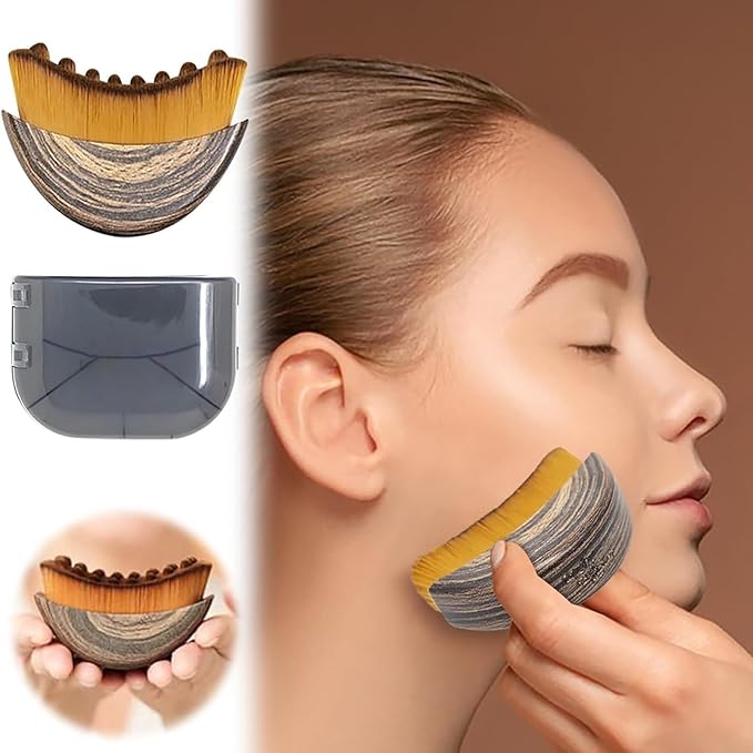 New Lymphatic Contour Face Brush, Contour Face Brush for Lymphatic Drainage, Ergonomically Designed to Fit the Skin Precisely, Face Lifting Tool for Skincare Routine|Portable Gua Sha Alternative (1PC)
