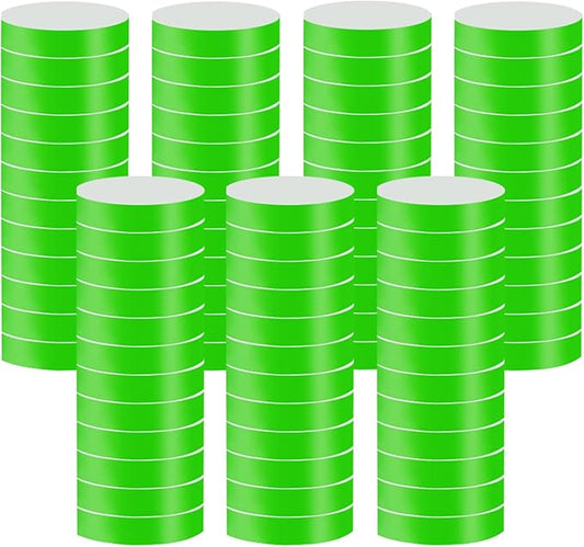 1400 Pack Neon Wristbands - Waterproof Paper Bracelets for Events & Concerts (Green)
