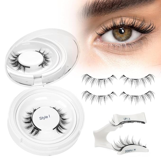 Higu clace Magnetic Eyelashes Magnetic Lashes with Applicator Soft Magnetic Eyelashes Natural Look Pestañas Magnéticas No Need Glue Easy to Wear and Remove Pestañas Magnéticas Naturales(I04)