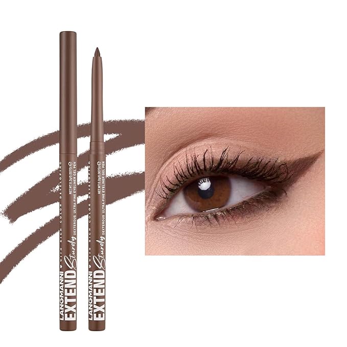 Quick-Drying Smooth-Glide Cream Eyeliner Set, 12 Versatile Shades Available, Waterproof Smudge-Proof Long-Lasting, Beginner-Approved, Safe for Sensitive Eyes & All Skin Types #09