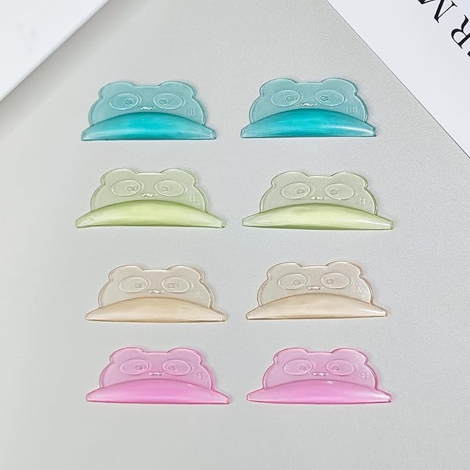 Libeauty Lash Lift Pads Panda Shape Reusable Silicon Eyelash Lift Shield Lash Perm Rod Lash Lifting Shield DIY Use at Home or Salon Lash Perming Tool