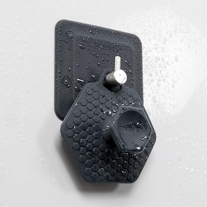 TOOLETRIES Men’s Face Scrubber 2.0 - Silicone Facial Cleansing Brush for Daily Use, Larger Surface Area, Longer Bristles for Deeper Exfoliation, Quick-Dry Design, with Hang Loop - Charcoal