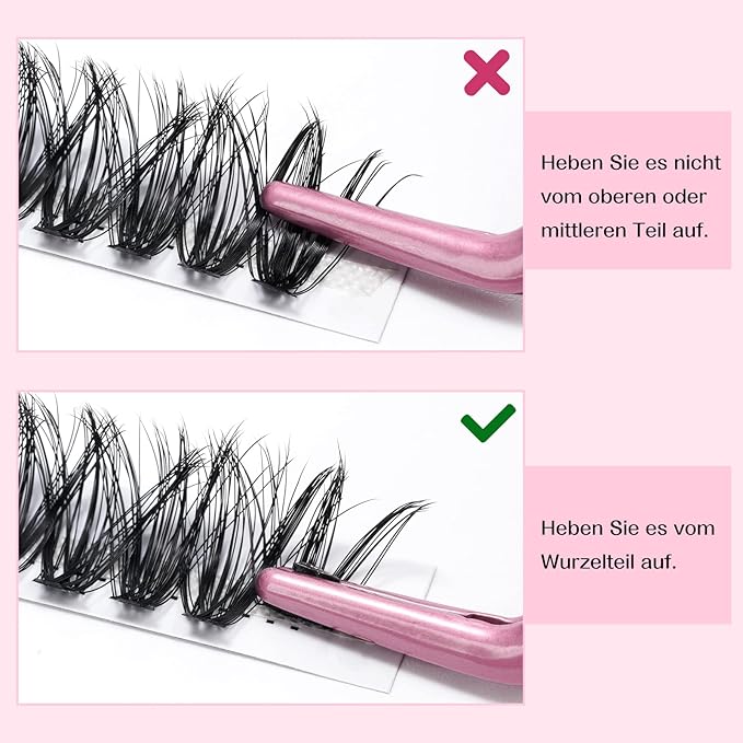 280 Pcs Individual Lashes 40D-C-0.07-9-16mix Cluster Lashes 10D 20D C D Curl Wispy Lashes Bottom Lashes DIY Lashes At Home（40D-C-0.07-9-16mix）