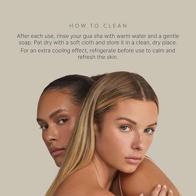 TALOVA - 304-Grade Stainless Steel Gua Sha Facial Tool, Easing Facial Tension, Massage and Sculpting Tool for Face and Body, Encourage Lymphatic Drainage, Jawline Sculptor, Skin Care Gift
