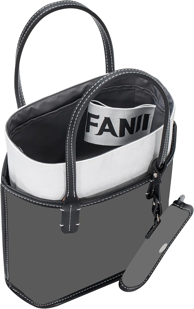 Handbag Organizer Insert for Anjou Mini Bag,Custom Fit Inside Premium Slate Gray Lightweight Water Resistant Purse Insert with Cup Holder Accessories