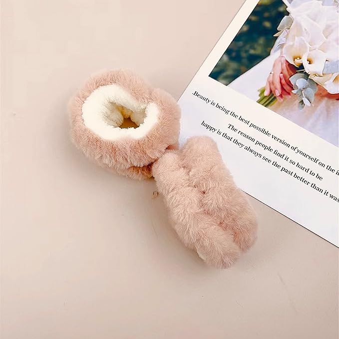 Cute Face Wash Headband & Wristbands Set - 1 Kawaii Skincare Headband with 2 Microfiber Spa Wrist Bands, Premium Sewing Soft & Absorbent Head Bands for Washing Face Makeup Hair Care (Khaki)
