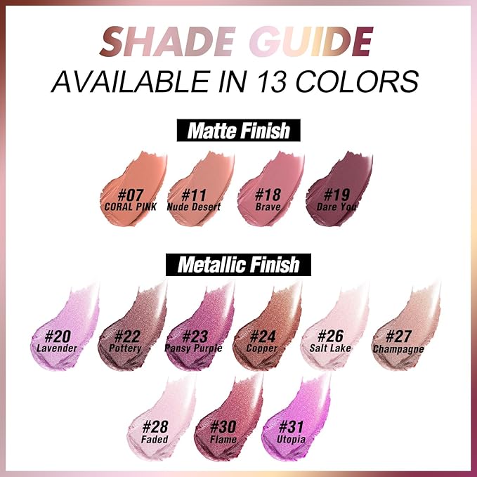FOCALLURE Ultra Chic Lipstick,Rich Vitamin E Lip Crayon,Lightweight Color without Drying or Fading,Long Lasting Waterproof Lips Makeup,DARE YOU