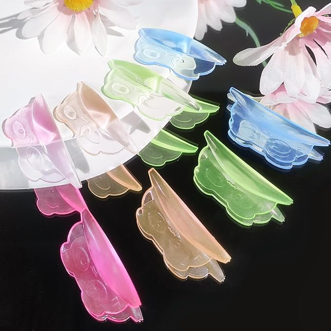 Libeauty Lash Lift Pads Panda Shape Reusable Silicon Eyelash Lift Shield Lash Perm Rod Lash Lifting Shield DIY Use at Home or Salon Lash Perming Tool