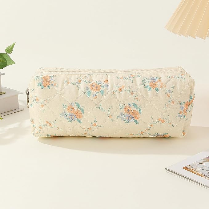 Pencil Case Pen Case Office College School Storage Bag Pouch Holder Box Organizer Makeup Pouch Cosmetic Bag Aesthetic Cute Pencil Case for Girls Boys Kids (P)