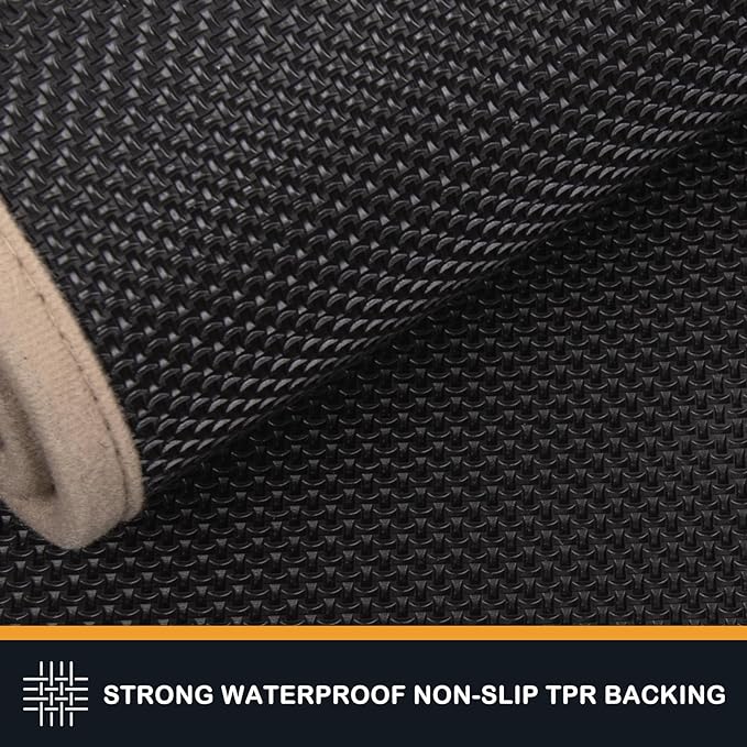 PURRUGS Dirt Trapping Door Mat 31.5" x 47", Non-Slip Machine Washable Entryway Rug, Dog Doormat, Indoor Front Door Mat, Super Absorbent Entry Rug for Muddy Shoes & Paws, Taupe