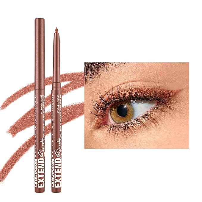 Quick-Drying Smooth-Glide Cream Eyeliner Set, 12 Versatile Shades Available, Waterproof Smudge-Proof Long-Lasting, Beginner-Approved, Safe for Sensitive Eyes & All Skin Types #05