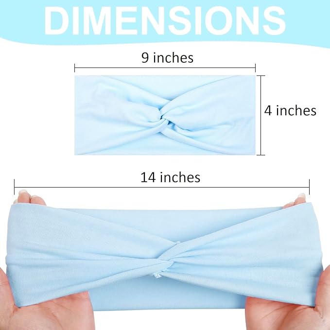 AKTVSHOW Headbands for Women 12PCS Non Slip Head Bands for Women's Hair, Wide Thick Hair Bands for Women, Trendy Hair Accessories for Women's Yoga, Workout, and Fashion