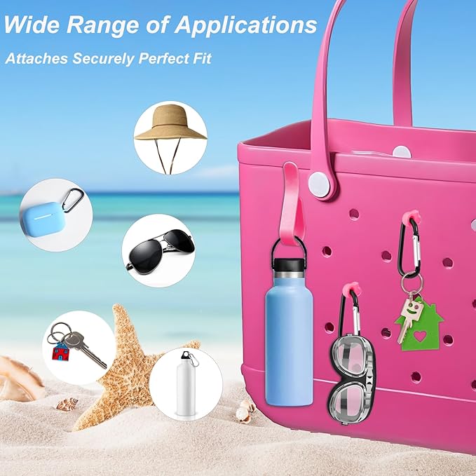 Clear Insert Bag Accessories for Beach Tote Bag, Clear Travel Storage Inner Pouch for Cosmetic, Toiletry & Makeup Brush Organizer Divider