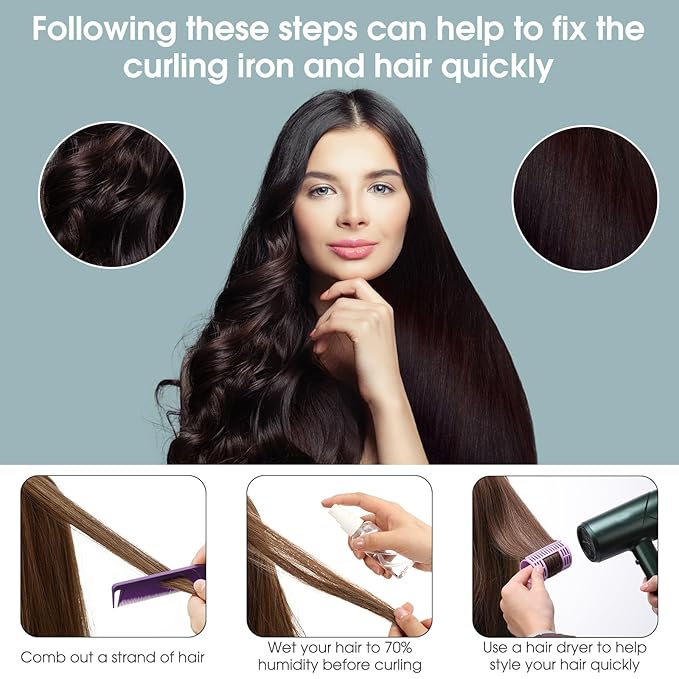 WILLBOND 65 Pieces Magnetic Hair Rollers Set Plastic Rollers Curlers with Clips 4 Sizes for Long Medium Short Hair, Duck Clips Hairnet Hairdressing Styling Tool(Light Color)