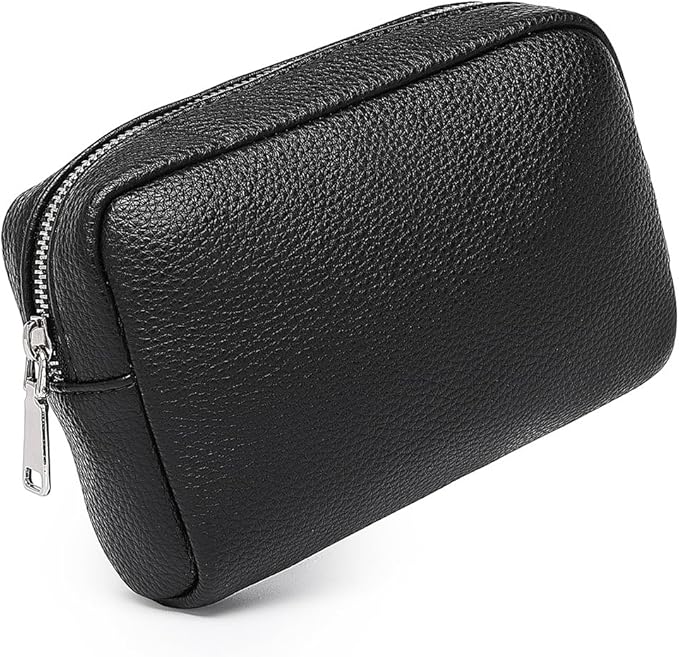 Makeup Bag Large Capacity Women's Classic Black Wash Bag Adjustable Partition Wash Bag Brush and Cosmetic Carrying Bag