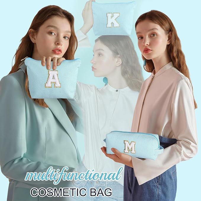 YOOLIFE Cute Cosmetic Bag Travel Bag - Makeup Bag Large Makeup Bag Make Up Bag Travel Cosmetic Bag Travel Size Toiletries Personalized Daughter Gifts Sister Gifts for Women Her Birthday Gift T