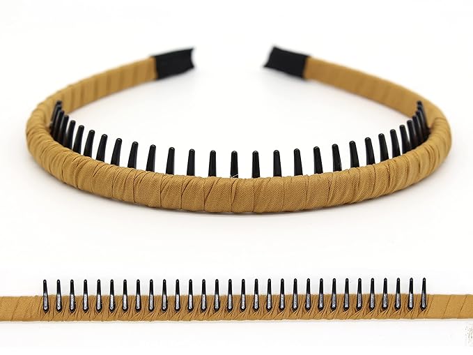 fashion head bands for women tooth comb hair hoop Comfy non slip hair bands(4 Colors)