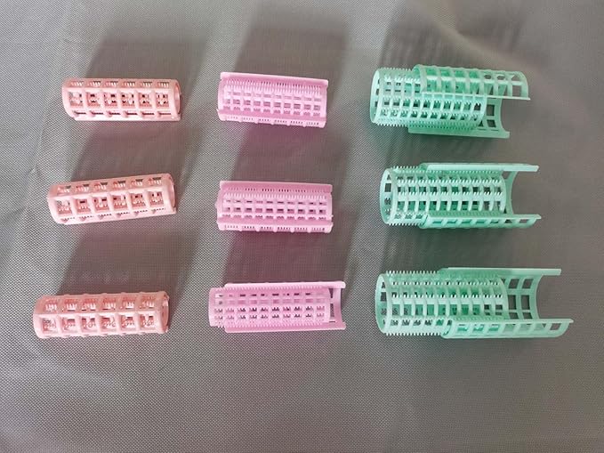 Plastic DIY Rollers Heatless Hair Curlers Hair Clips Styling Hairdressing for Long Hair (20 Pcs)