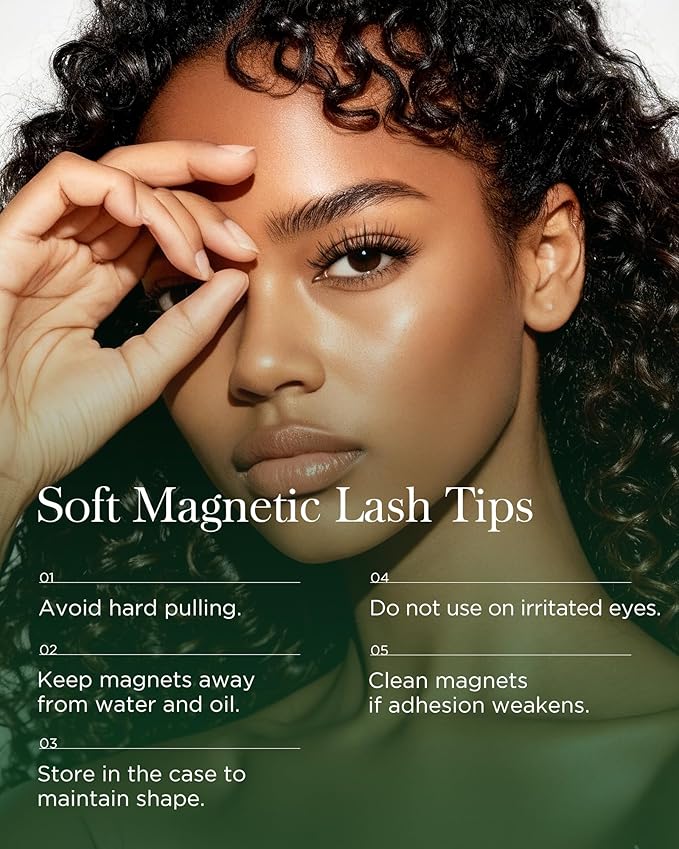 BEYELIAN Magnetic Eyelashes with Applicator, Upgrade Soft Magnetic Lashes Portable Magnetic Eyelashes Natural Look, Reusable, No Glue Needed Fales Eyelashes JH067 (All-In-One & Comfortable)