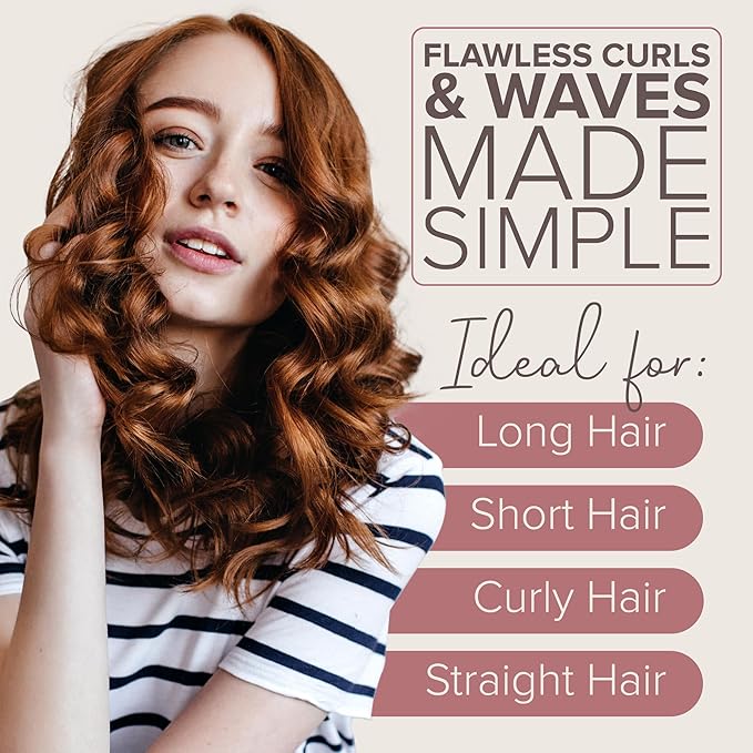 Heatless Hair Curler For Effortless Waves & Curls (5pc Set) NYK1 Satin Heatless Curls Overnight For No-Frizz Curl - 40" Overnight Blowout Rods For Easy Styling For All Hair Types And Lengths