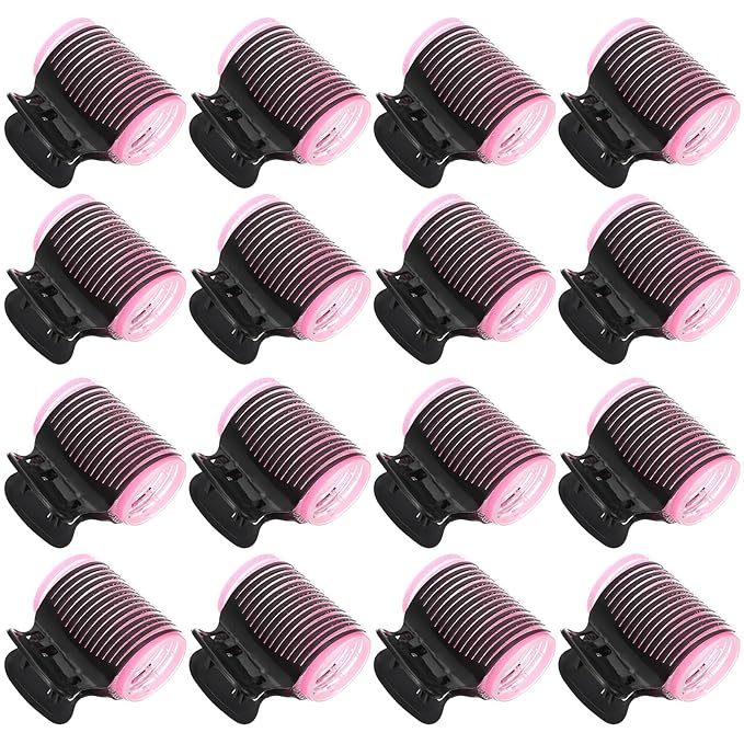 16 Pcs Hot Roller Clips Versatile Hair Roller Clips Curler Claw Replacement Clip Hair Section Styling Tool Set for Women Girls Effortless Curls Waves