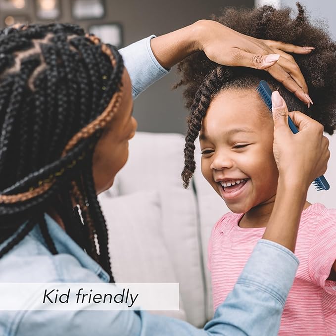 Allegro Combs 3 Row Detangling Comb, Wide Tooth Curl Defining Brush, Perfect for Women Curly Hair Stylists, Curl Defining Comb, Made In The USA, Teal, 1 Piece