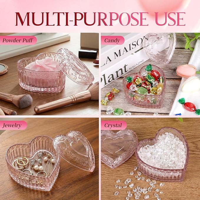 Body Powder Puff and Container Powder Container with Puff Crystal Case Soft Washable Reusable Velour Face Body Wet Dry Makeup