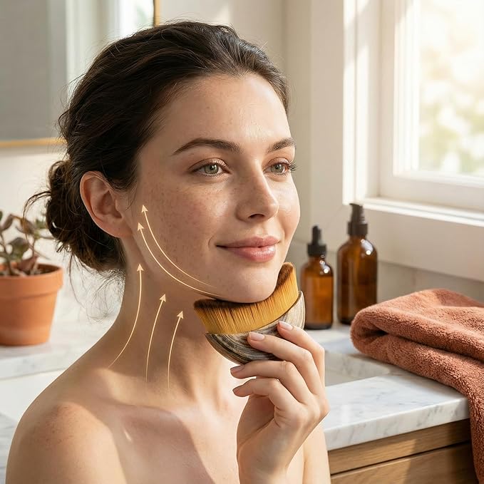 3 PCS 2026 New Lymphatic Contour Face Brush,Contour Face Brush,Lymphatic Drainage Massager,Ergonomically Designed,Fit The Skin Precisely,for Chin & Jawline Sculpting