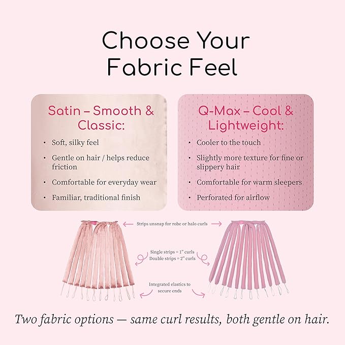 Octocurl No Headband Heatless Curlers for Medium to Thin Hair – Lightweight Curling System for Controlled, 360° Heat-Free Curls