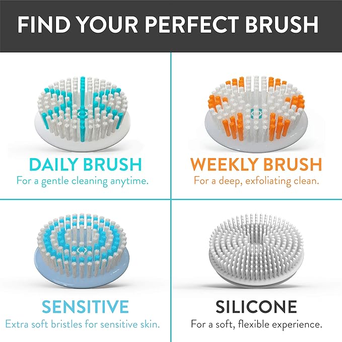 TAO Clean Replacement Silicone Brush Head, Replacement Head (1 Head) – Silicone Replacement Head for the TAO Clean Electric Face Cleansing Brush and Cleaning Station, White