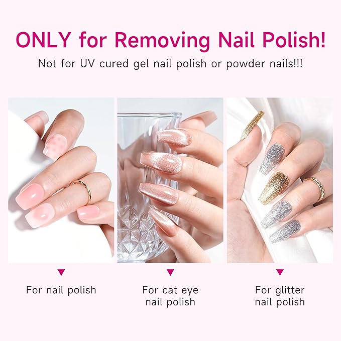 AIJIMEI Nail Polish Remover For Regular Nail Polish Pump Bottle Design 160ml & Nail Cleanser Cleaning The Surface Of Nails Varnish Of Oil FLot Glue On Surface Applicable For Nail Daily Clean