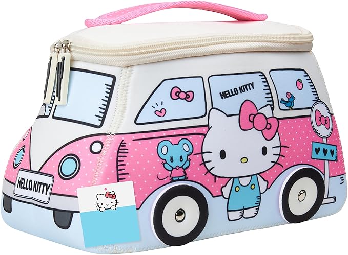 Get Trend Hello Kitty Toiletry Bag, Valentines Day Gifts for Women, Teens, Travel Essentials, Girls Makeup Bag Airplane, Cruise Essentials, Travel Accessories (Multi Hello Kitty)