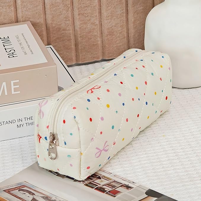 Pencil Case Pen Case Office College School Storage Bag Pouch Holder Box Organizer Makeup Pouch Cosmetic Bag Aesthetic Cute Pencil Case for Girls Boys Kids (T)