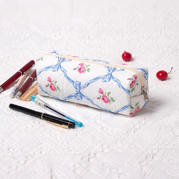 Pencil Case Pen Case Office College School Storage Bag Pouch Holder Box Organizer Makeup Pouch Cosmetic Bag Aesthetic Cute Pencil Case for Girls Boys Kids (ZC)