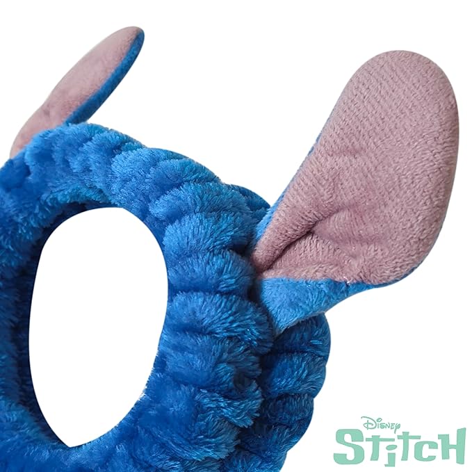 LUV HER Lilo & Stitch Girls Headbands - One Size Fits All, Soft Stretchy Fabric - The Stitch - Fun Fashion Accessory, Ages 3+