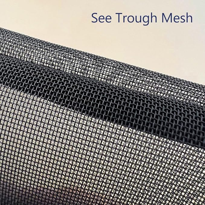 Mesh Cosmetic Bags with Zipper and Handle, Breathable Organization Pouch Pocket for Travel Purse Makeup Toiletry Office Home to Storage Items, 3pcs Black Assorted Sizes 9x8 8x6 6x4 inch