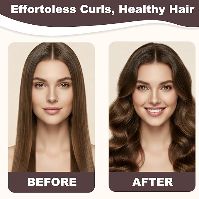4pc Heatless Curls Overnight Hair Curlers - 4 Pcs No-Heat Curling Rod to Sleep In and Shower Cap,Velvet Hair Rollers with Satin Wrap (new packaging)